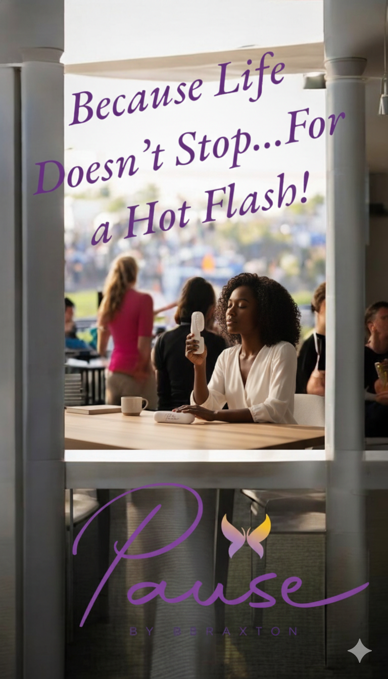 PAUSE Large Menopause Travel Case - Premium TSA-Friendly Wellness Kit | PAUSE by BBRAXTON