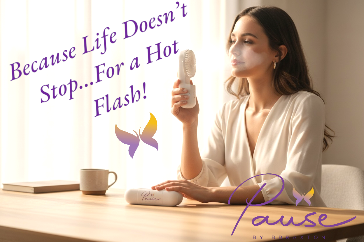 PAUSE Large Menopause Travel Case - Premium TSA-Friendly Wellness Kit | PAUSE by BBRAXTON