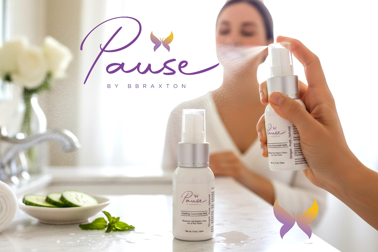 PAUSE Menopause Travel Case (Small) - Compact Purse-Size Wellness Kit